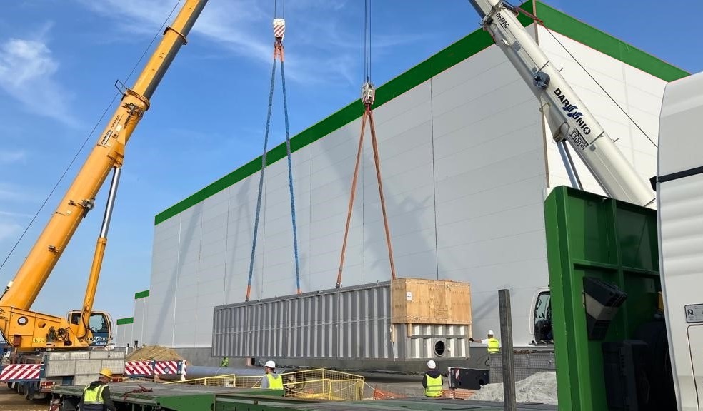 Lossen biofilter met kraan